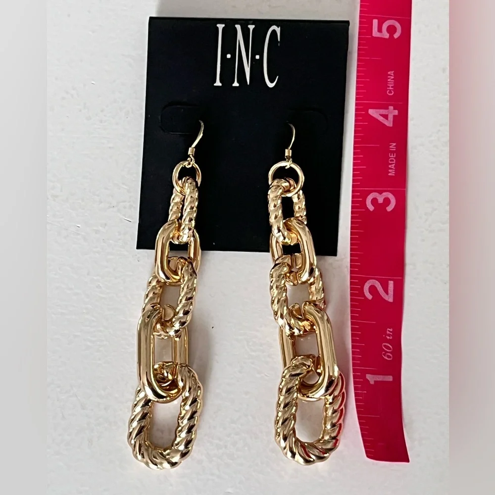 I.N.C. International concepts | Pierced Ear | Chunky Chain | Gold - Picture 5 of 9